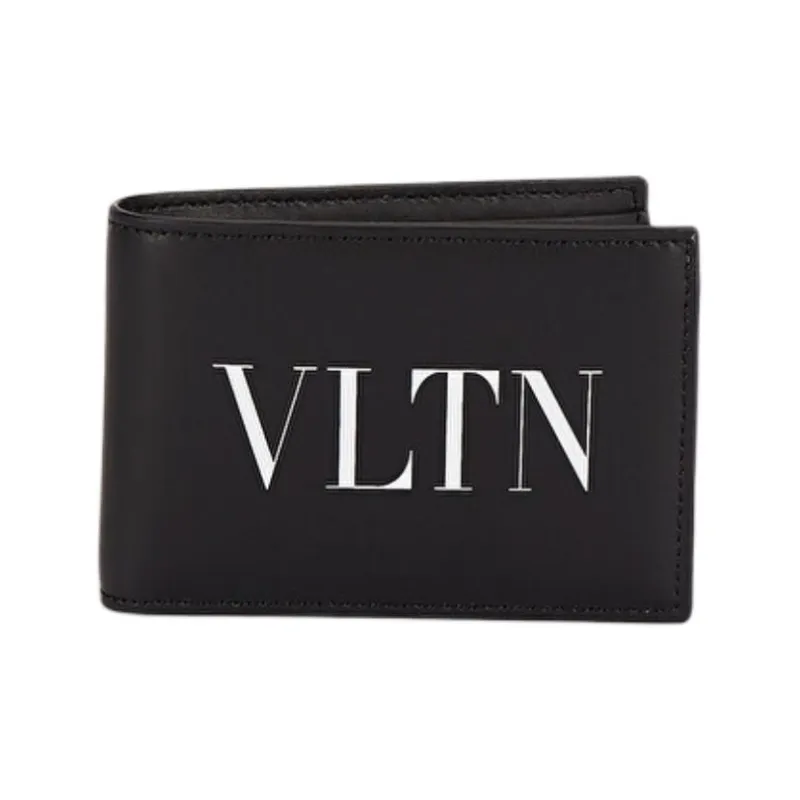 Valentino Leather Wallet Men's Black-1