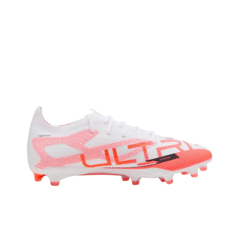 PUMA Ultra 5 Pro Anti-Slip Wear-Resistant Soccer Shoes Men's White Red-1