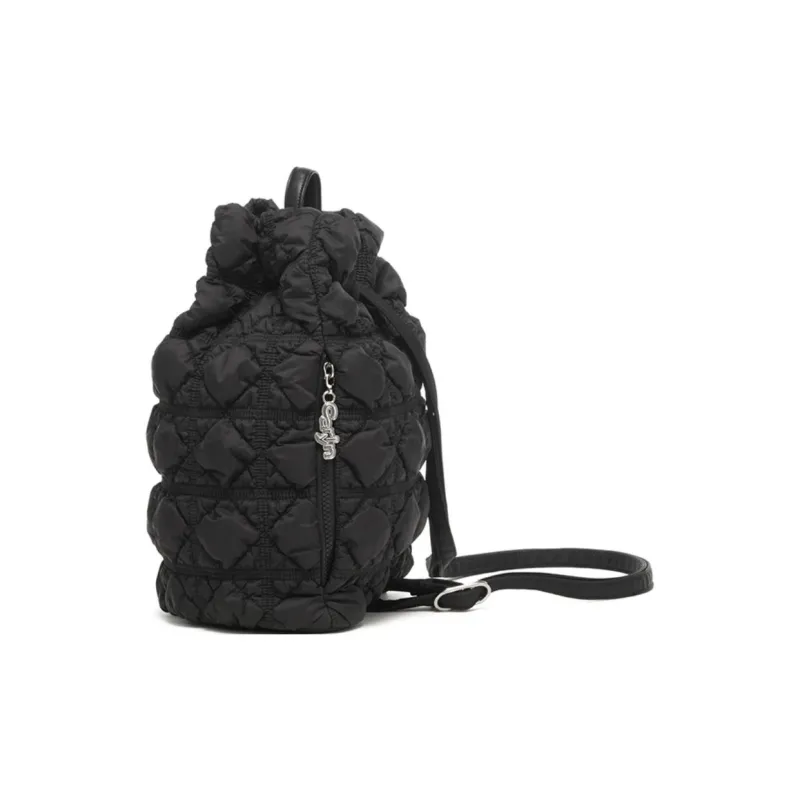 CARLYN Nylon Backpack Regular Women's Black-1