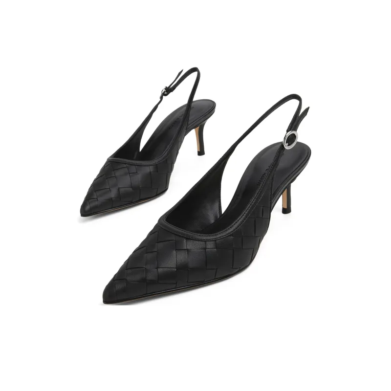CHARLES&KEITH Small Ck One Strap Sandals 6.3cm Women's-14