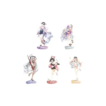 BANDAI Ichiban Kuji F Prize, Blue Archive Swimsuit Acrylic Stands
