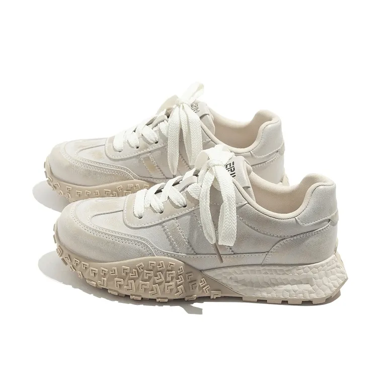 BEIER Low Top Casual Shoes Women's Gold-2