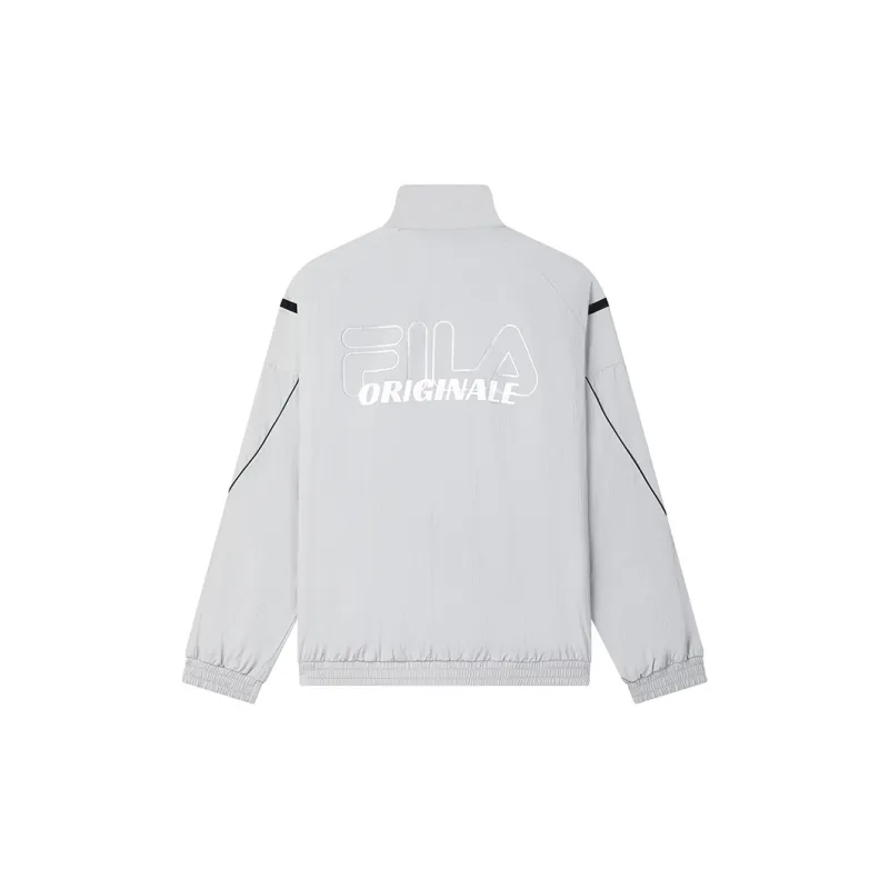 FILA Woven Coat Men's Imitation Vintage Gray-1