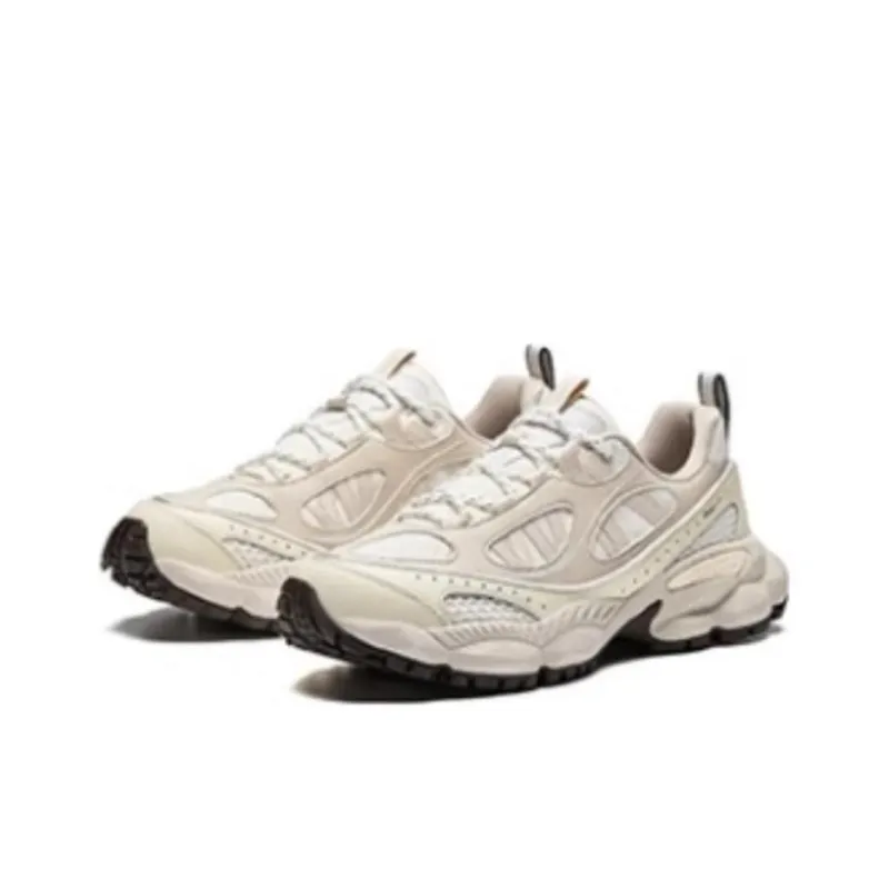 Anta Champion All Weather Series Anti Slip And Wear Resistant Breathable Low Top Casual Shoes Unisex Beige-1