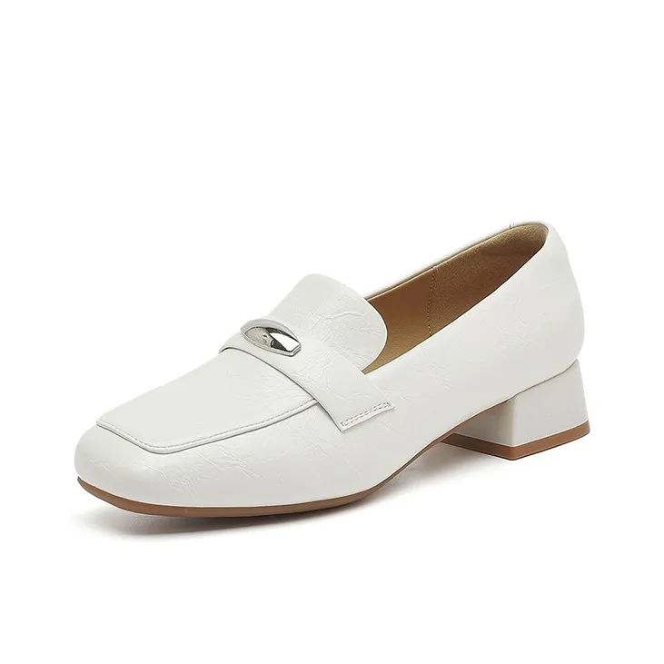 DAPHNE Loafers Women's Black/Beige-7