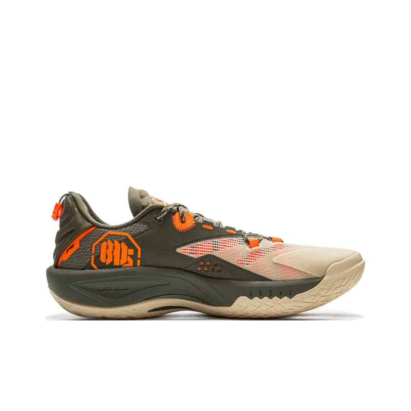 LiNing Recreational Squirt 1 SUPER Cushioning Rebound Low-Top Basketball Shoes Men's Yellow Green-1