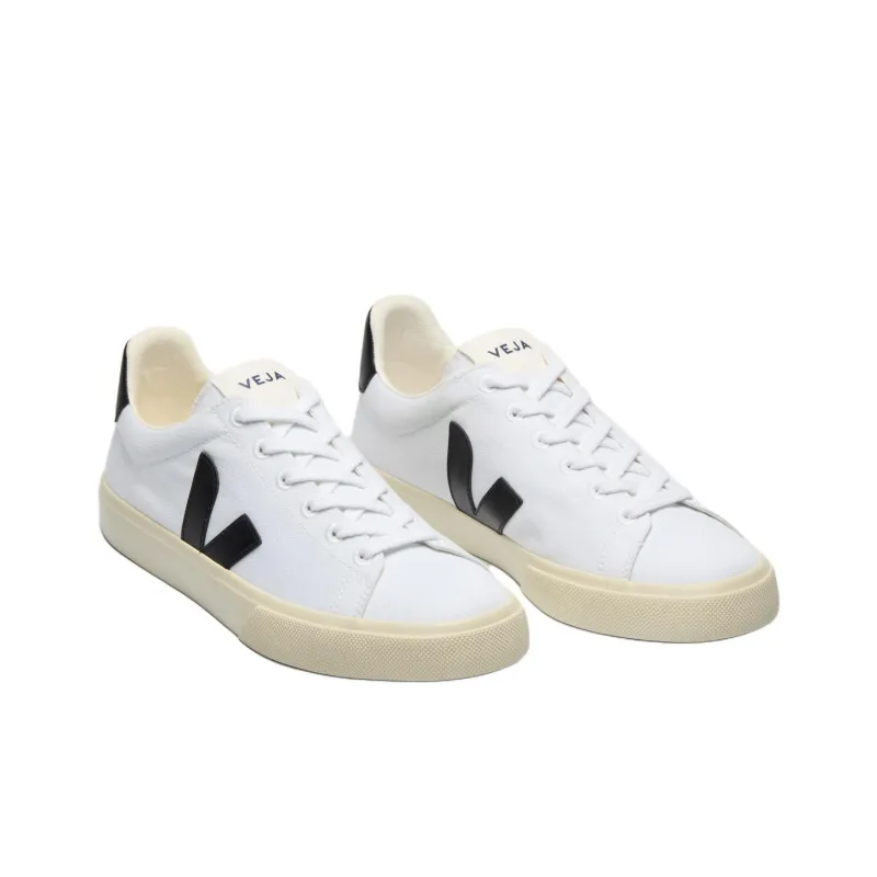 VEJA Campo Low Top Canvas Shoes Unisex White-2