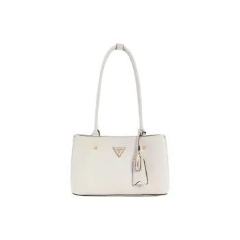 GUESS Artificial Leather Tote Bag Shopping Bag Shoulder Bags Medium Size Women's White