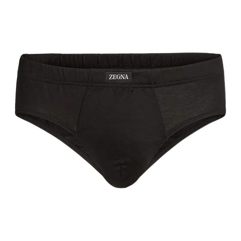 Ermenegildo Zegna Logo Tag Midi Briefs-0