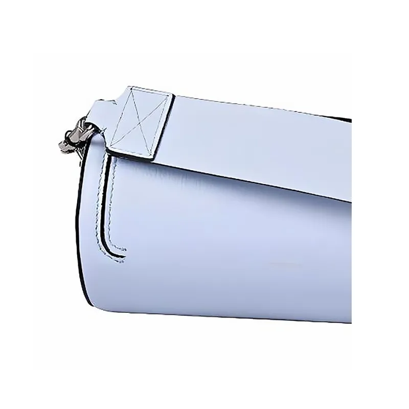 Burberry Calfskin Cylinder Bag Handbag Shoulder Bag Crossbody Bag Regular Women's Light Blue-4
