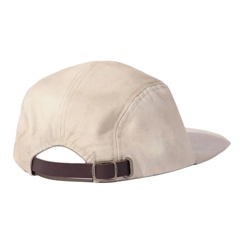 Beams Cow Leather, Cotton Oxford Baseball Caps Men's White-3