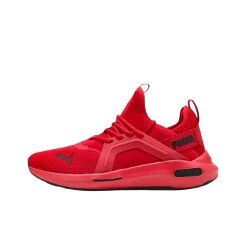 PUMA Softride Enzo Evo Anti Slip Wear Resistant Low Top Running Shoes Men's Red