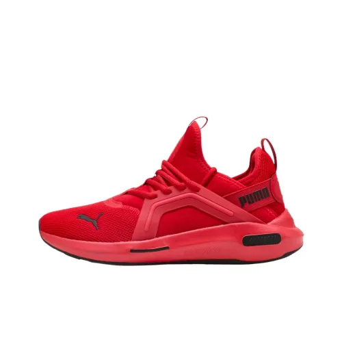 PUMA Softride Enzo Evo Anti Slip Wear Resistant Low Top Running Shoes Men's Red