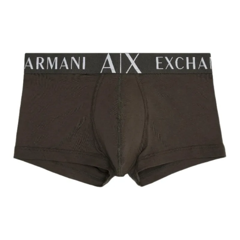 ARMANI EXCHANGEAE FW24 Boxer Shorts Men's 3 Pack White Olive Brown/Black-2