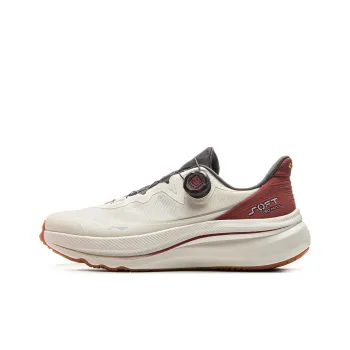 LiNing SOFT GO MAX Durable Cushioning Low Top Casual Shoes Men's White Red