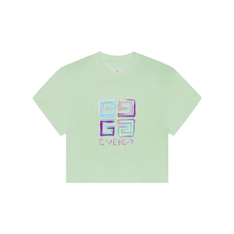 Givenchy T Shirts Women's Green-4