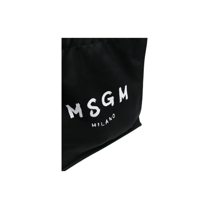 MSGM Logo Printed Tote Bag-3