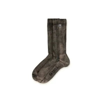 Aape Mid Calf Socks Men's 1 Pack Black