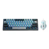 Black & Gray Dual Multicolor+Scorpion S20[Starry White]Mice