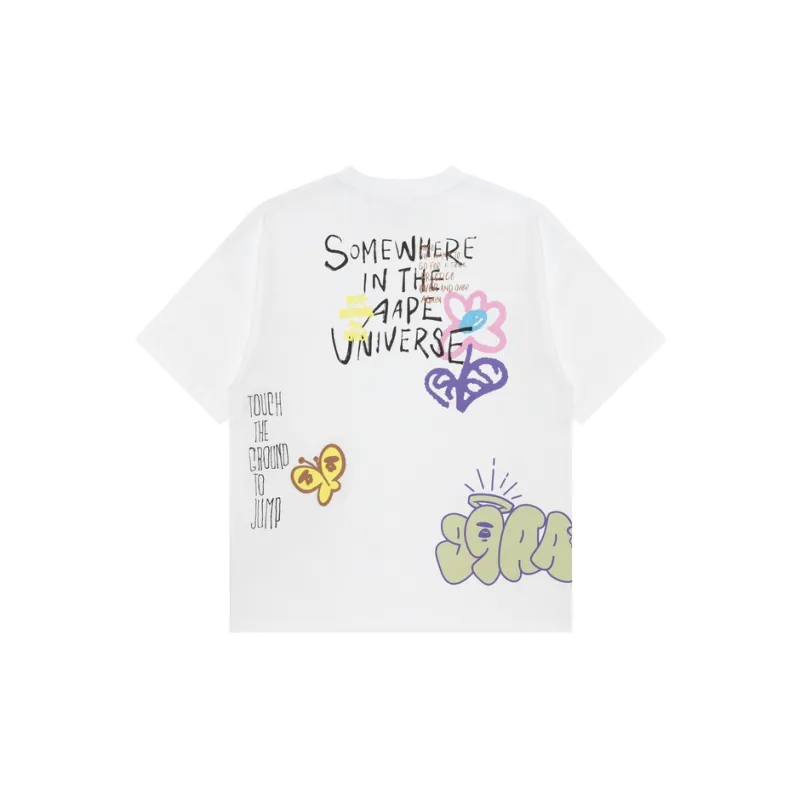 Aape Logo print T shirt-6