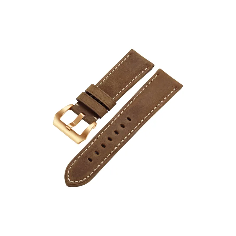 ZHISHENG Compatibility With Panerai Watch Band 24/26mm Universal Interface Width Genuine Leather Material-4