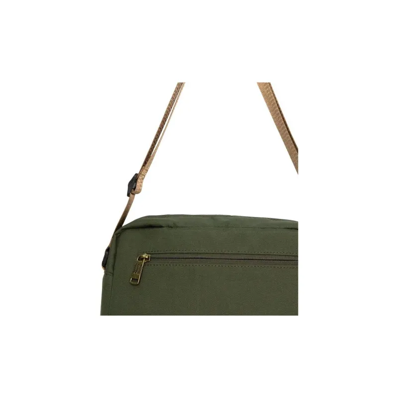 Doughnut Recycled Polyester Shoulder Bag, Crossbody Bag Unisex Army Green-3