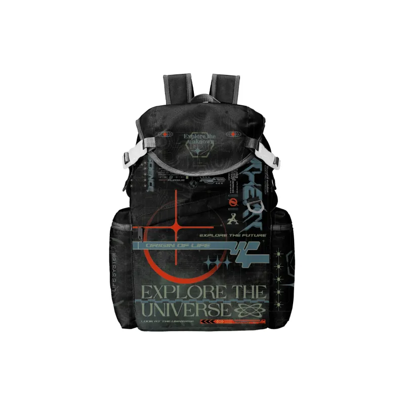 8atheist Polyester Backpack Regular Unisex Multicolor-5