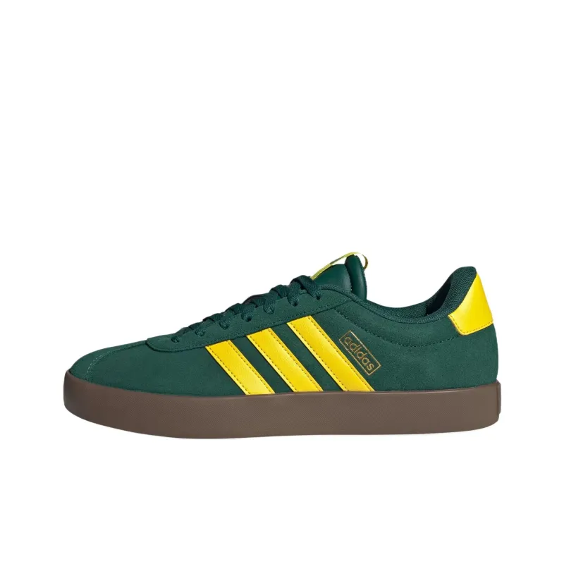 Adidas VL COURT 3.0 Anti Slip Wear Resistant Low Top Skateboard Shoes Unisex Green-0