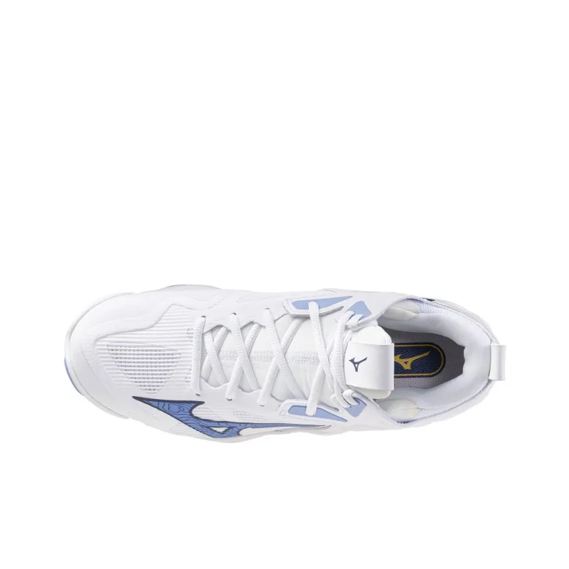 Mizuno Wave Momentum 3 Mid 'White Bellwether Blue'-2