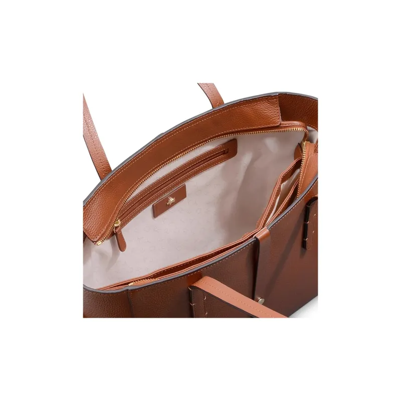 RADLEY Cow Leather Tote Bag Shopping Bag Handbag Shoulder Bag Large Size Women's Brown-3