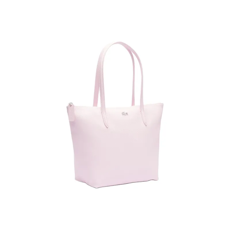 LACOSTE PVC Tote Bag Shopping Bag Handbag Small Size Women's Pink-1