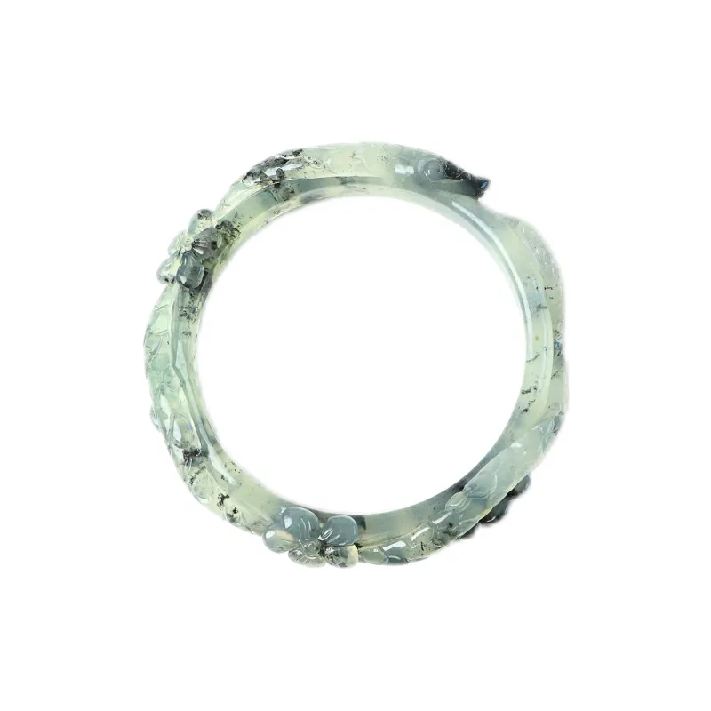 South Asia Serpentine Jade Bangles Unisex-0