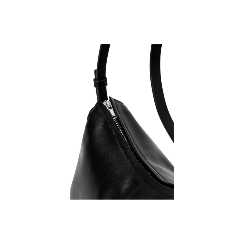 COS Leather Crossbody Bag Shoulder Bag Small Size Women's Black-2