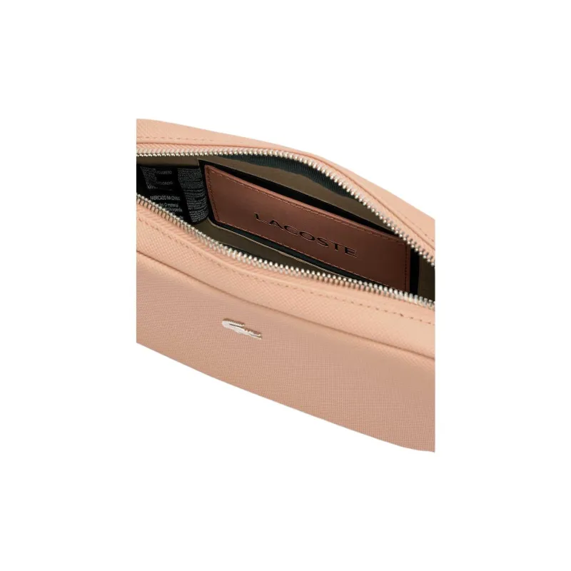 LACOSTE PVC Crossbody Bag, Shoulder Bag Trumpets Women's Pink-4