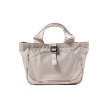Beams Nylon Tote Bag, Shopping Bag, Handbag Men's Beige