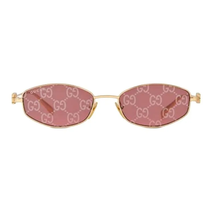 GUCCI Geometric frame Sunglasses-1