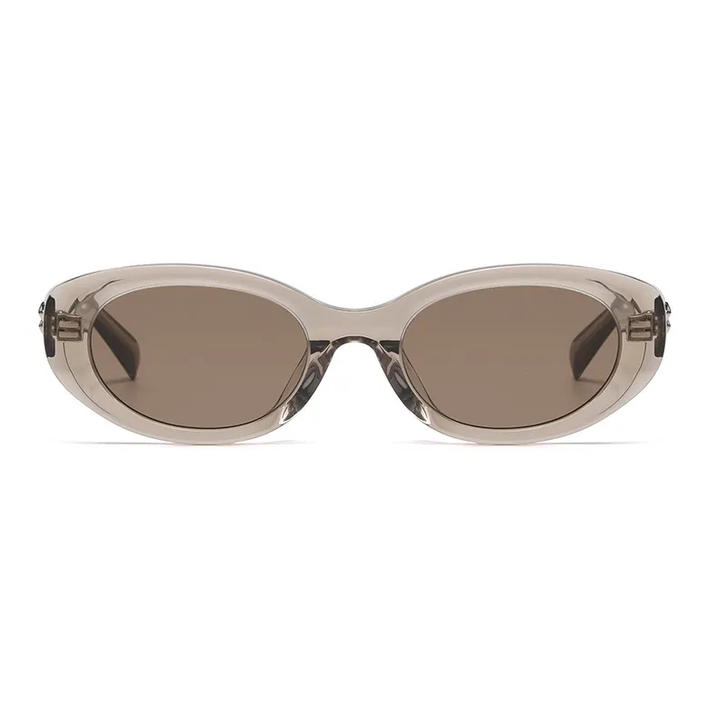 Prsr Plate Frame Oval Sunglasses Unisex-1