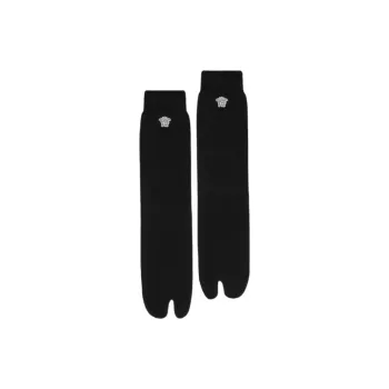 FANSIZHE SS25 Mid Calf Socks Men's 1 Pack Black