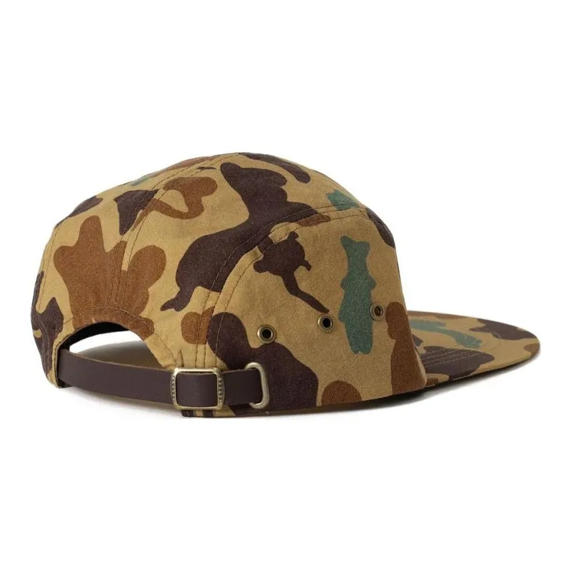 Beams Nylon, Cow Leather, Oxford Baseball Caps Men's Khaki-2