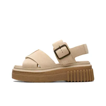 Clarks Evamar Wish Strap Sandals 5cm Women's Beige