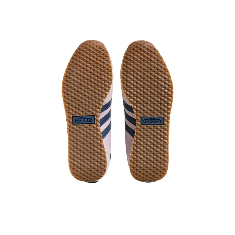 Adidas VS JOG 2.0 Anti Slip Wear Resistant Low Top Casual Shoes Unisex Pink Blue-3