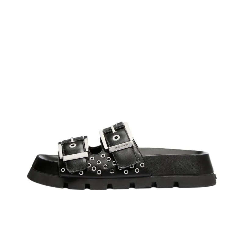 MICHAEL KORS Colby Slide Slippers 6.5cm Women's Black-0