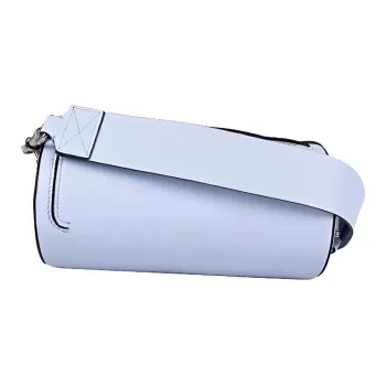 Burberry Calfskin Cylinder Bag Handbag Shoulder Bag Crossbody Bag Regular Women's Light Blue