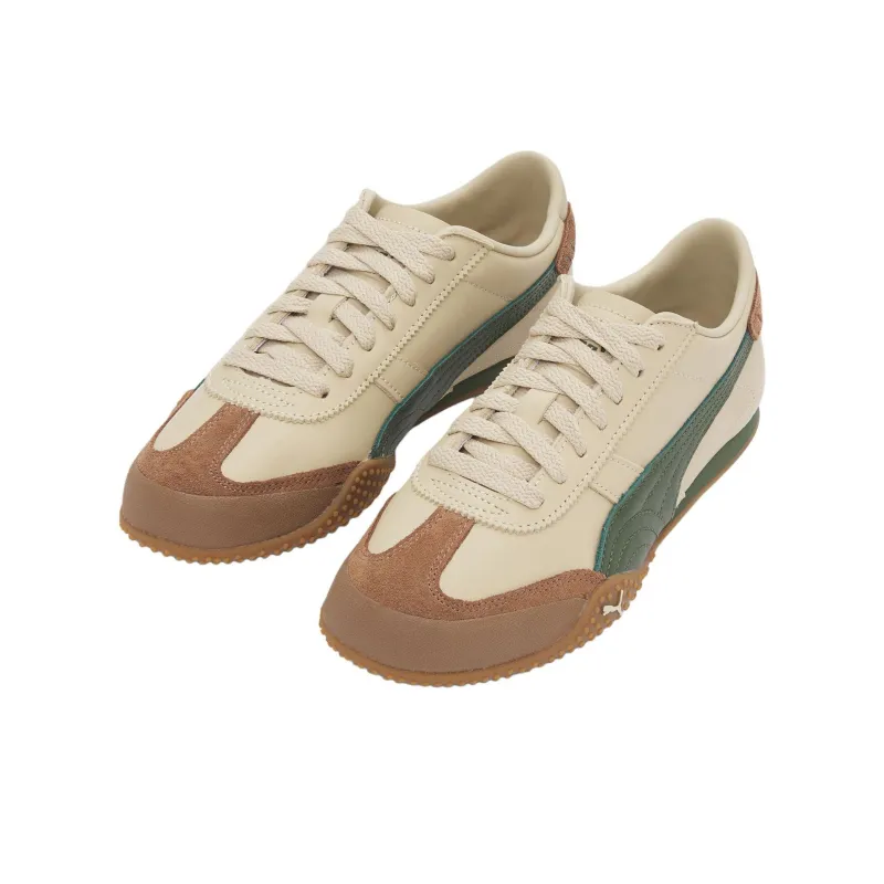 PUMA Bella UT Anti Slip Wear Resistant Low Top Casual Shoes Unisex Brown Green-4