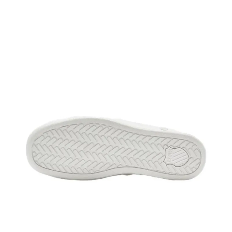 KSWISS Slip Resistant Shock Absorbers Low Top Skateboard Shoes Unisex Beige-4