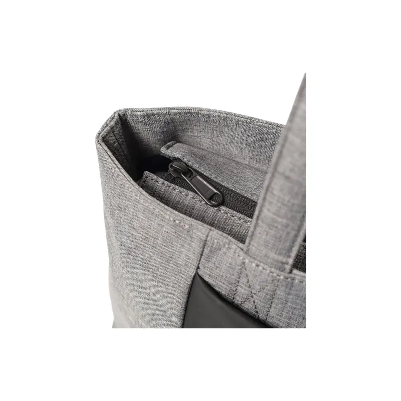Beams Heart Polyester Tote Bag, Shopping Bag, Shoulder Bag Men's Charcoal Gray-6