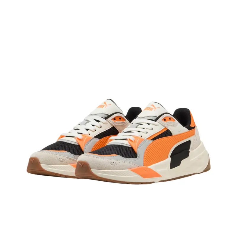 PUMA Anti Slip Wear Resistant Low Top Training Shoes Men's Beige Orange-2