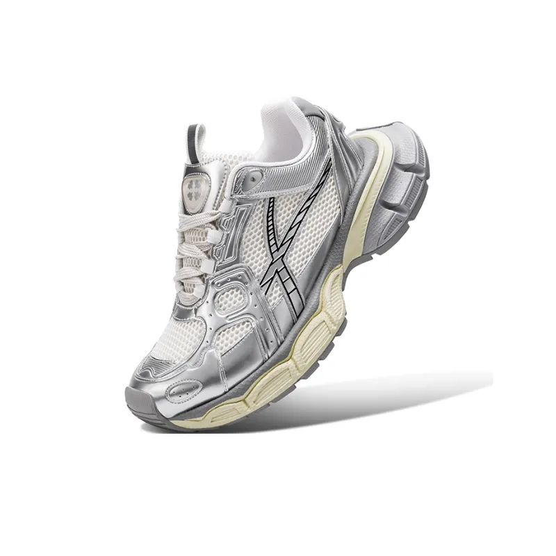 HART DAVIS X103 Series Chunky Sneakers Unisex Low Top Silver-9