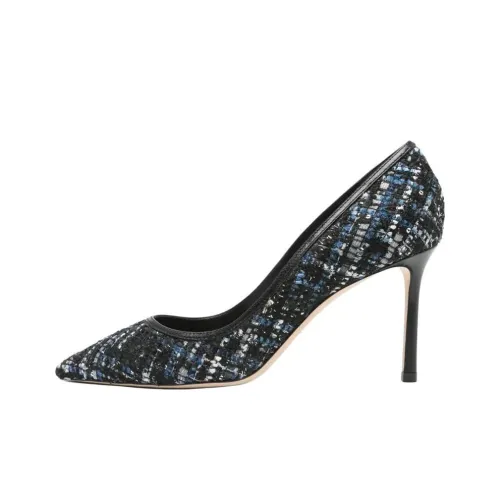 Jimmy Choo ROMY Slim Heel High Heels 8.5cm Women's Blue