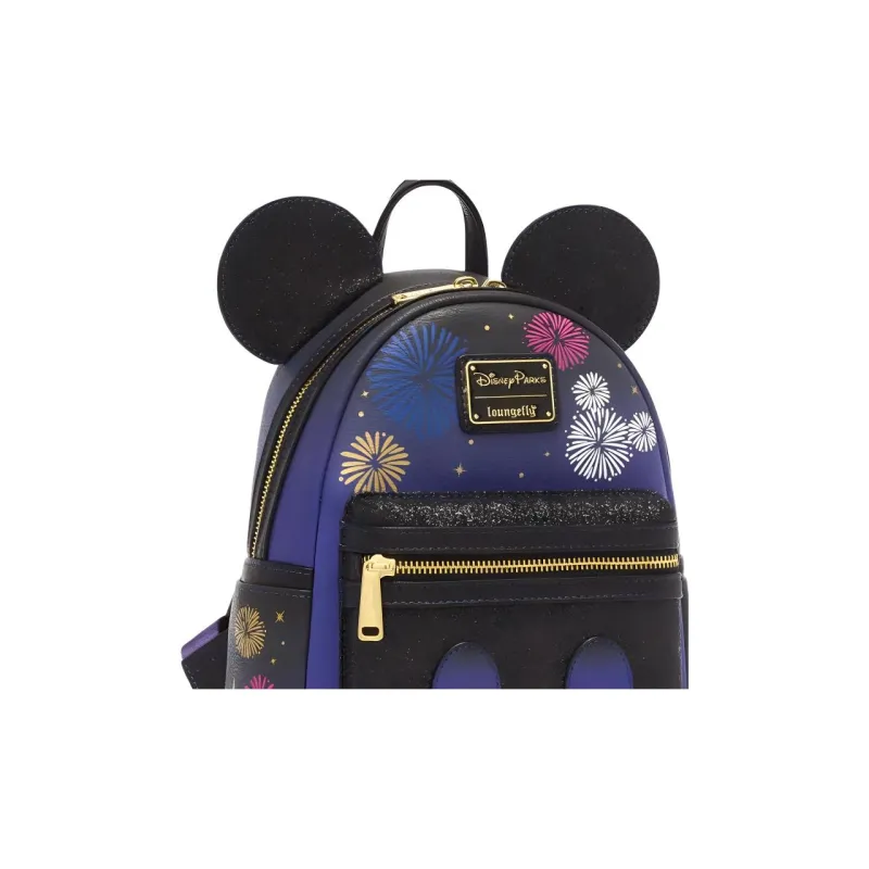 Disney Polyurethane Backpack Mini Men's Purple-4